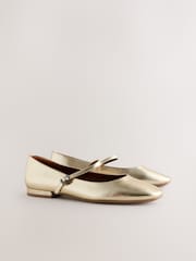 Gold Forever Comfort® Square Toe Mary Jane Shoes - Image 2 of 5