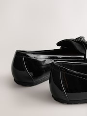 Black Forever Comfort® Bow Round Toe Loafers - Image 5 of 5