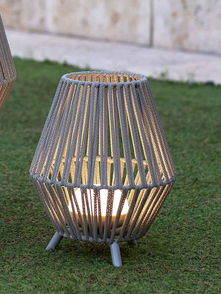 New Garden Taupe Conta 30 Decorative Cordless Table Lamp - Image 1 of 6