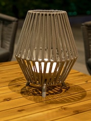 New Garden Taupe Conta 30 Decorative Cordless Table Lamp - Image 6 of 6