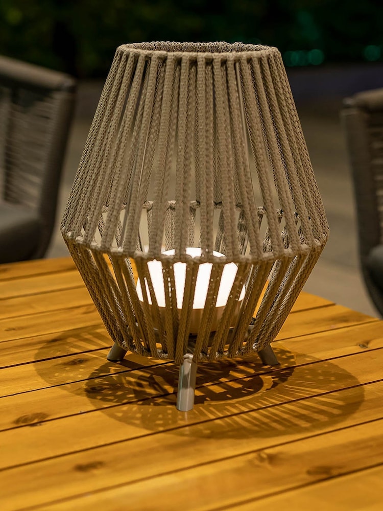 New Garden Taupe Conta 30 Decorative Cordless Table Lamp - Image 6 of 6