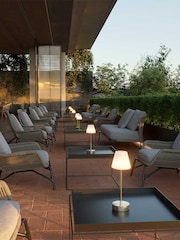 New Garden Brass Lola Slim 30 Table Lamp with Rechargeable Battery - Image 1 of 6