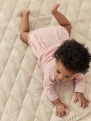 Pink knitted baby cardigan and knickers 2 Piece Set (0mths-2yrs) - Image 3 of 4