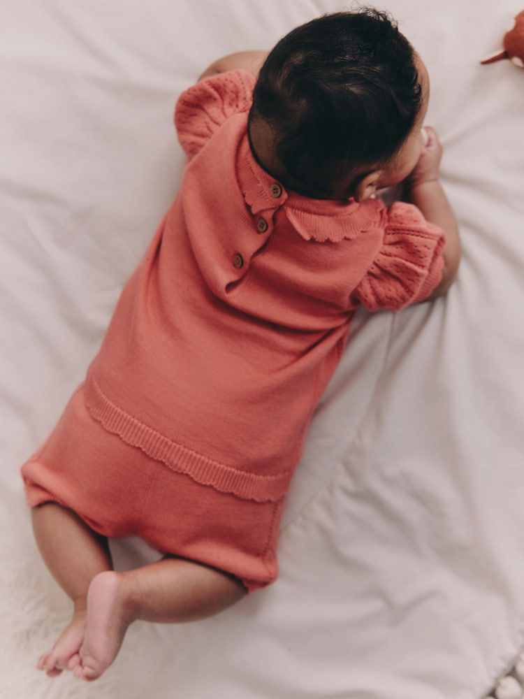 وردي - Baby Knitted Top and Shorts Set 2 Piece (0mths-2yrs) - صورة 2 من 19 وردي - Baby Knitted Top and Shorts Set 2 Piece (0mths-2yrs) - صورة 2 من 19