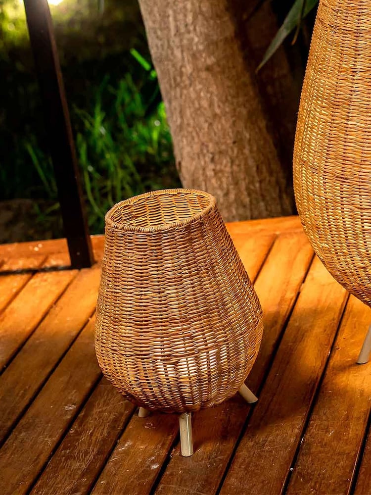 New Garden Brown Saona 30 Cordless Decorative Table Lamp - Image 1 of 5