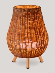 New Garden Brown Saona 30 Cordless Decorative Table Lamp - Image 2 of 5