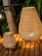 New Garden Brown Saona 30 Cordless Decorative Table Lamp - Image 4 of 5