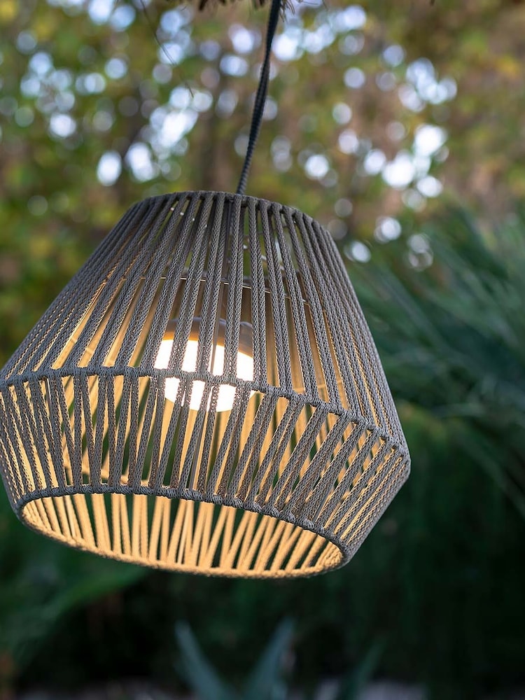 New Garden Taupe Conta Hanging Pendant Lamp - Image 2 of 6