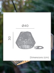 New Garden Taupe Conta Hanging Pendant Lamp - Image 4 of 6