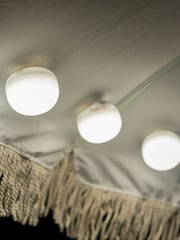 New Garden Set of 3 White Mini Cherry Rechargeable Portable Light Bulbs - Image 1 of 6