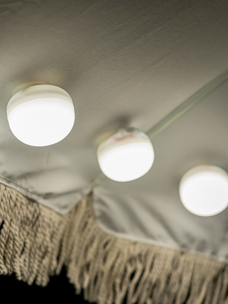 New Garden Set of 3 White Mini Cherry Rechargeable Portable Light Bulbs - Image 1 of 6