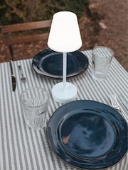 New Garden White Lola Slim 30 Table Lamp with Rechargeable Battery - Image 3 of 4