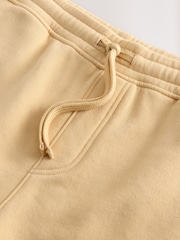 Amarelo de manteiga - Cotton Blend Brushed Jersey Shorts - Imagem 8 de 9