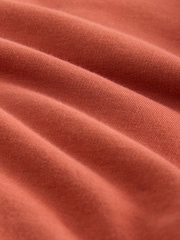 Orange Cotton Blend Brushed Jersey Shorts - Image 6 of 8