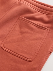 Orange Cotton Blend Brushed Jersey Shorts - Image 8 of 8