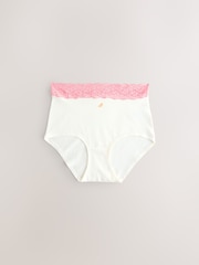 নীল/Yellow - সুতি এবং লেইস Knickers 7 প্যাক - 10এর মধ্যে 3 ছবি