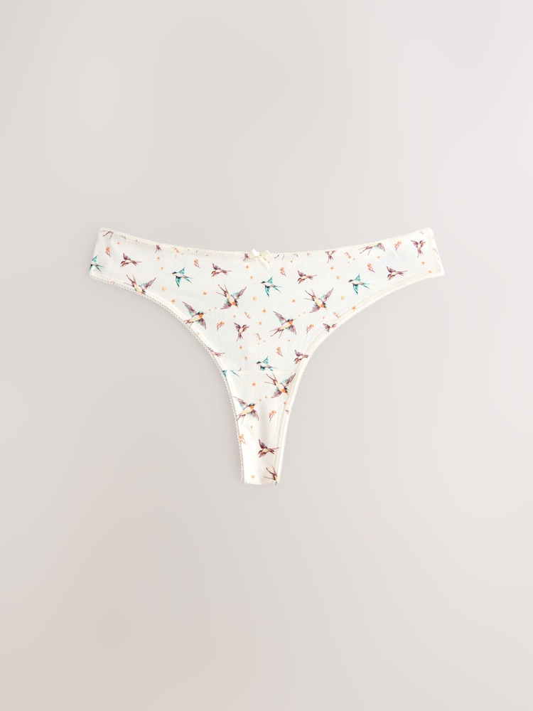 নীল/সাদা - সুতির রিচ Knickers 7 প্যাক - 10এর মধ্যে 2 ছবি