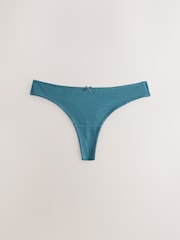 নীল/সাদা - সুতির রিচ Knickers 7 প্যাক - 10এর মধ্যে 7 ছবি