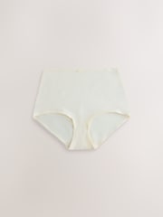 Blue/White Full Brief Cotton Rich Knickers 7 Pack - Image 8 of 10