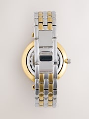 Gold/Silver Waterproof Mixed Metal Watch - Image 5 of 5