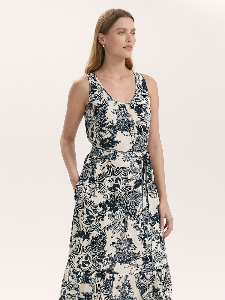 Finery Blue Marta Dress - Image 2 of 4 Finery Blue Marta Dress - Image 2 of 4