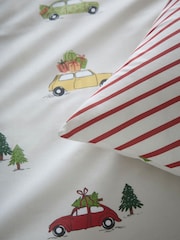 Fusion Multi Festive Cars Easycare Christmas Duvet Cover Set - Image 3 of 4