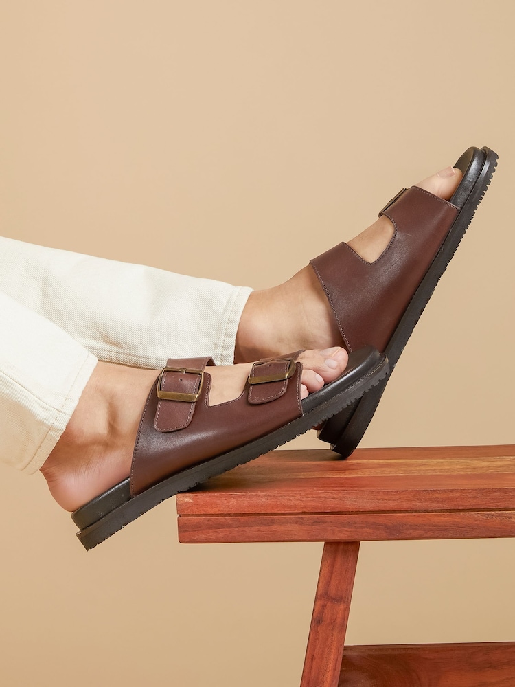 Jones Bootmaker Watton Leather Slip-On Mules - Image 1 of 6