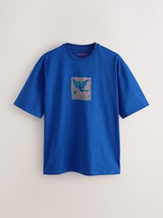 Blue Cobalt Keith Haring Artist Licence T-Shirt - Image 8 of 10