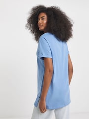 Simply Be Black Longline V-Neck T-Shirts 2 Pack - Image 3 of 4