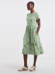 Simply Be Green Supersoft Pocket Midi Dress - Image 1 of 4