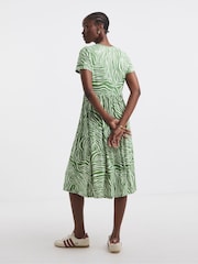 Simply Be Green Supersoft Pocket Midi Dress - Image 2 of 4