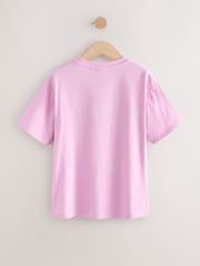 Pink Smiley World Graphic T-Shirt (3-16yrs) - Image 2 of 4