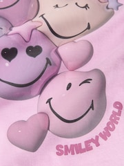 Pink Smiley World Graphic T-Shirt (3-16yrs) - Image 3 of 4