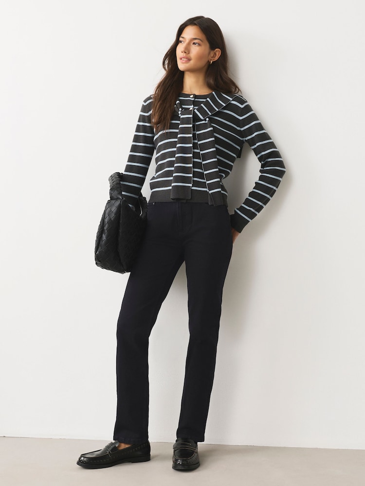 Black Slim Mid Rise Stretch Jeans - Image 2 of 8