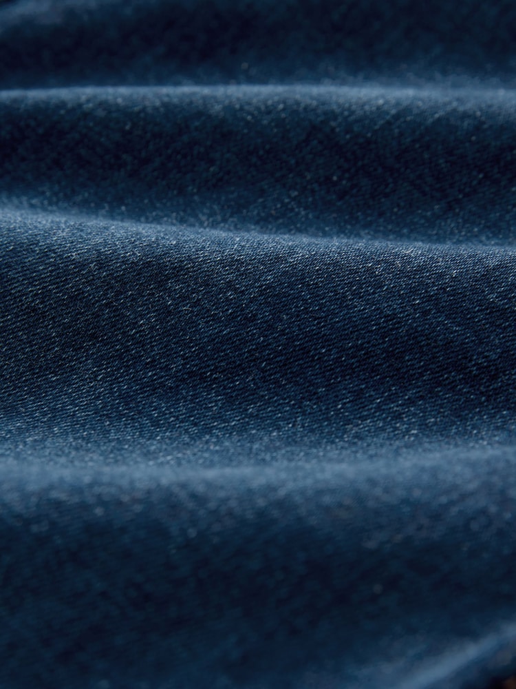 Denim Dark Blue Mid Rise Stretch Bootcut Jeans - Image 7 of 7