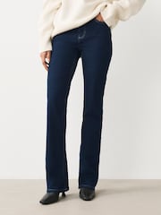 Indigo Blue Mid Rise Stretch Bootcut Jeans - Image 2 of 7