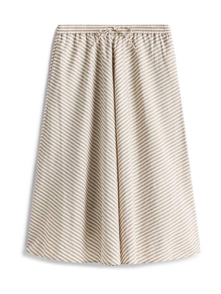 Tommy Hilfiger Natural Crinkle A-Line Midi Skirt - Image 5 of 5