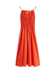 Tommy Hilfiger Orange Smock Scoop Neck Maxi Dress - Image 5 of 5