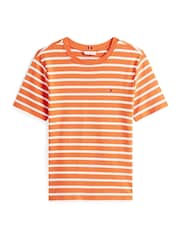 Tommy Hilfiger Orange Slim Crew Neck T-Shirt - Image 5 of 5