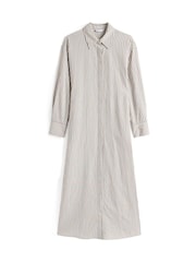 Tommy Hilfiger Natural Oversized Maxi Shirt Dress - Image 5 of 5