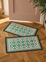 Washable Bright Tile Doormat - صورة 1 من 3