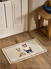 Natural Washable Bertie and Rosie Doormat - Image 1 of 4
