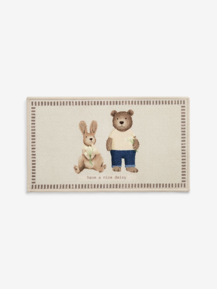 Natural Washable Bertie and Rosie Doormat - Image 4 of 4