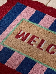 Multi Welcome Scallop Doormat - Image 3 of 4