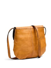 PIECES Brown Leather Cross-Body Bag - Image 2 of 5