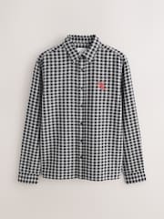 Blue Micro Check Long Sleeve Shirt - Image 1 of 3