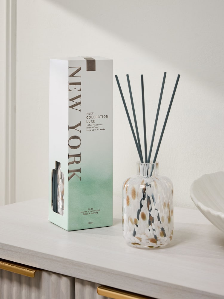 Collection Luxe New York Jasmine & Orange Blossom 100ml Confetti Diffuser - Image 1 of 3 Collection Luxe New York Jasmine & Orange Blossom 100ml Confetti Diffuser - Image 1 of 3