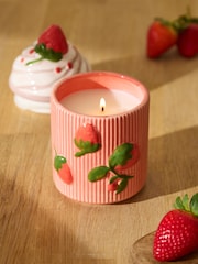 Strawberries & Cream Scented Jar Candle - Image 1 of 4