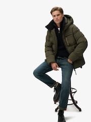 Superdry Green SKI Padded Jacket - Image 1 of 6