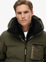 Superdry Green SKI Padded Jacket - Image 5 of 6